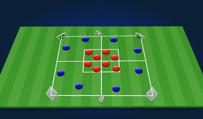 Football/Soccer Session Plan Drill (Colour): Activity