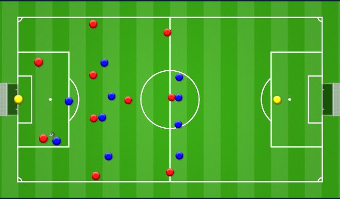Football/Soccer Session Plan Drill (Colour): Animation 1