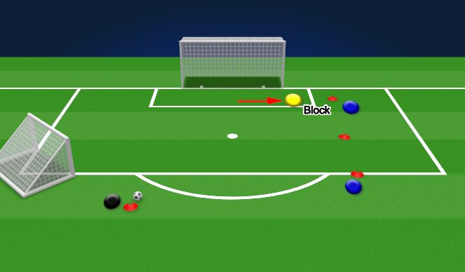 Football/Soccer Session Plan Drill (Colour): Screen 3