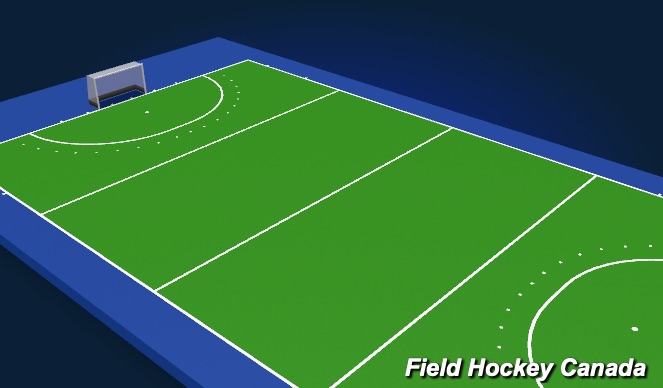 Hockey Session Plan Drill (Colour): Tech Boxes