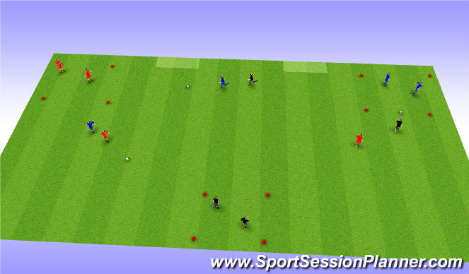 Futsal Session Plan Drill (Colour): Screen 2