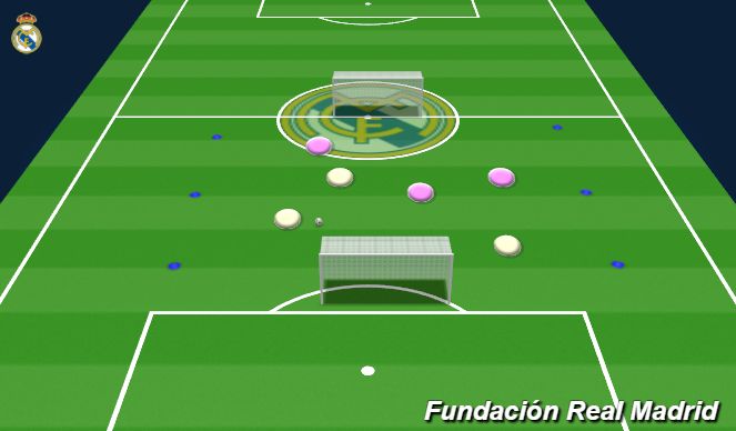 Football/Soccer Session Plan Drill (Colour): Animation 1