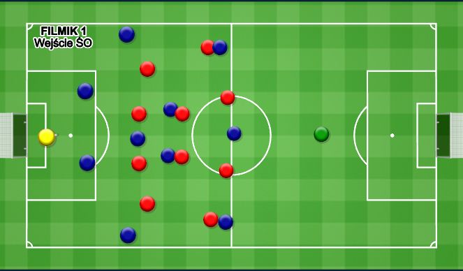 Football/Soccer Session Plan Drill (Colour): Press- Wejście ŚO.