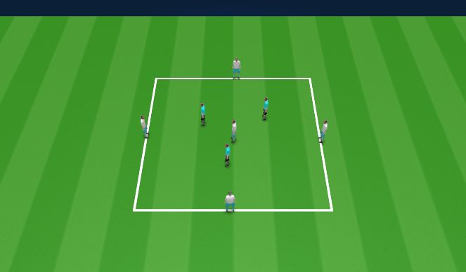 Football/Soccer Session Plan Drill (Colour): 5v3 Rondo