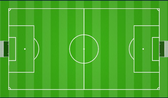 Football/Soccer Session Plan Drill (Colour): 9v9 Game