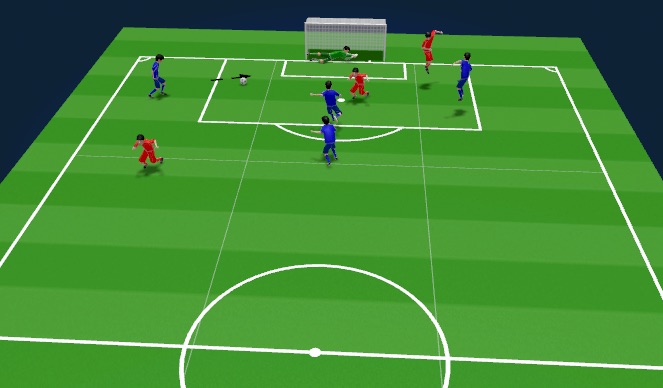 Football/Soccer Session Plan Drill (Colour): Screen 3