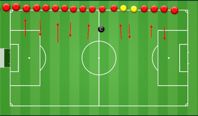 Football/Soccer Session Plan Drill (Colour): Cool down