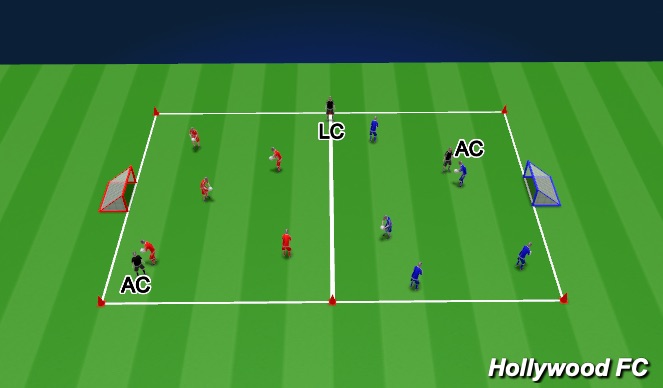 Football/Soccer Session Plan Drill (Colour): Crack The Code