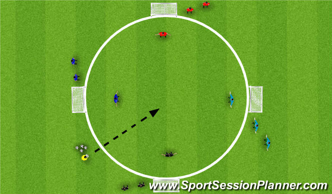 Football/Soccer Session Plan Drill (Colour): Screen 1