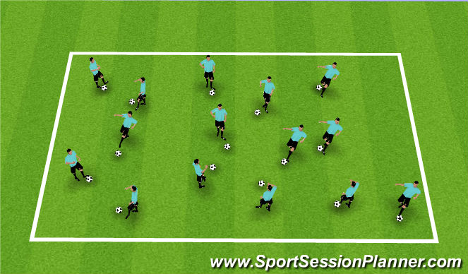 Football/Soccer Session Plan Drill (Colour): Homework review