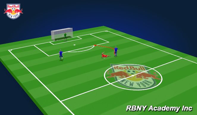 Football/Soccer Session Plan Drill (Colour): Conditioned game