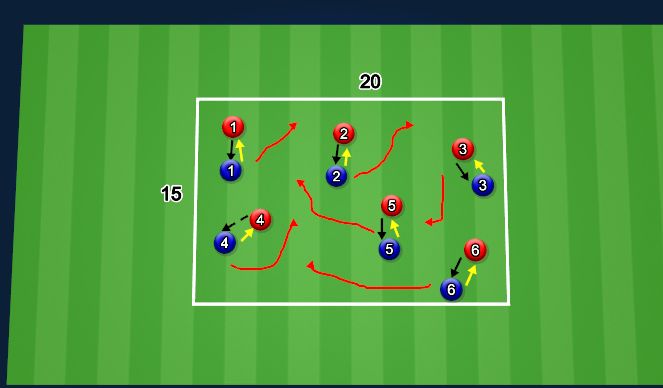 Football/Soccer Session Plan Drill (Colour): Screen 1