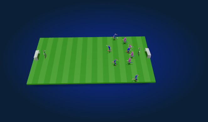 Football/Soccer Session Plan Drill (Colour): Screen 1