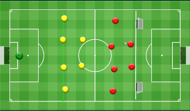 Football/Soccer Session Plan Drill (Colour): Animation 1