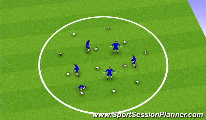 Football/Soccer Session Plan Drill (Colour): Screen 1