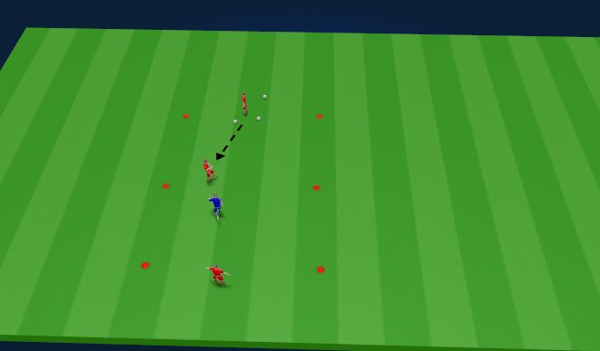 Football/Soccer Session Plan Drill (Colour): pinch