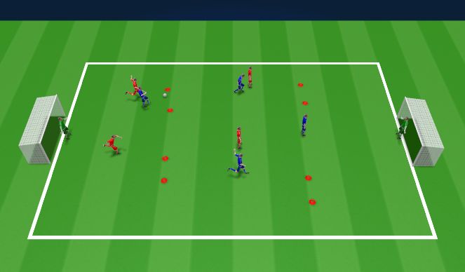 Football/Soccer Session Plan Drill (Colour): Skill