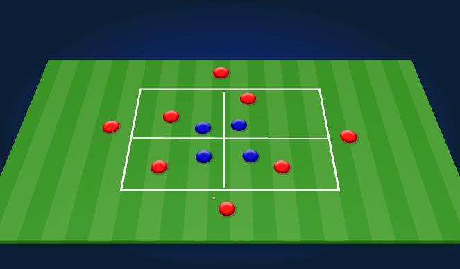 Football/Soccer Session Plan Drill (Colour): Screen 1