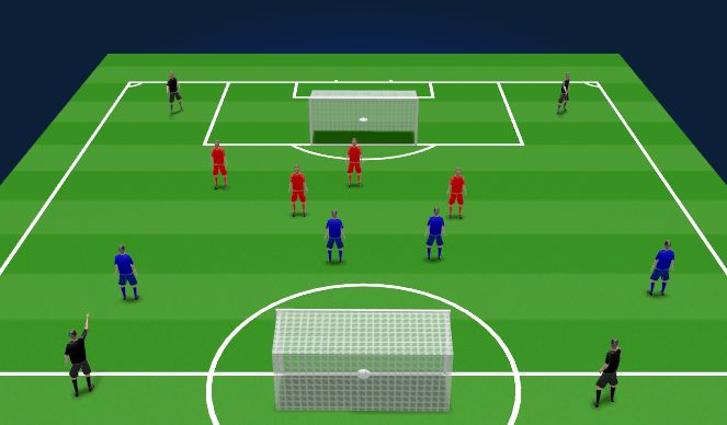 Football/Soccer Session Plan Drill (Colour): Game (Conditioned)