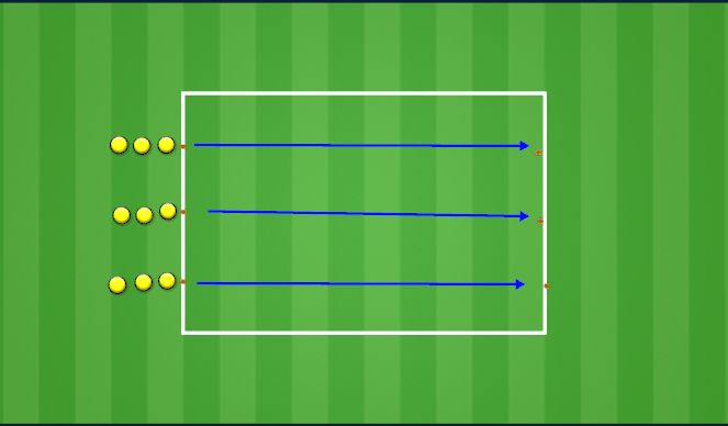 Football/Soccer Session Plan Drill (Colour): Dynamic Warm Up