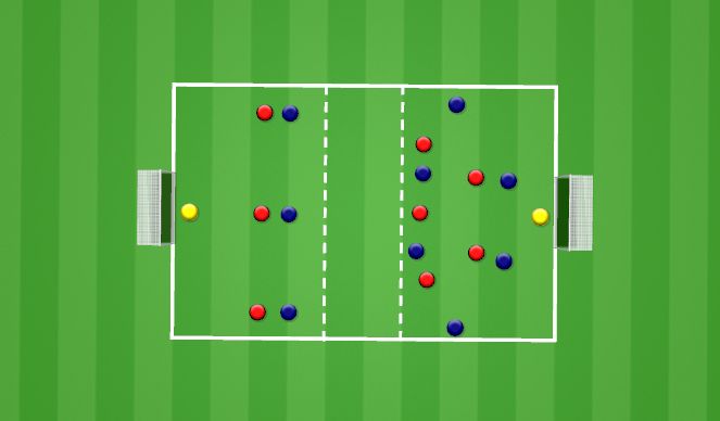 Football/Soccer Session Plan Drill (Colour): Small Sided Game
