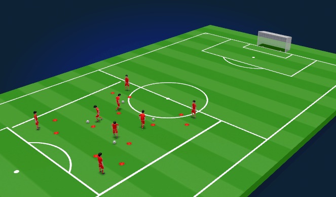 Football/Soccer Session Plan Drill (Colour): Screen 1