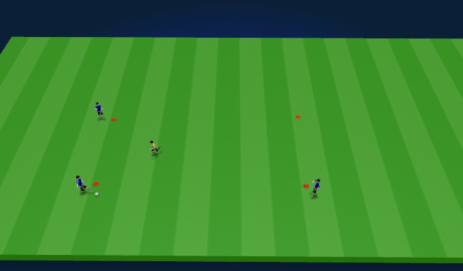 Football/Soccer Session Plan Drill (Colour): Rondos