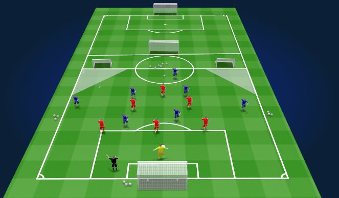 Football/Soccer Session Plan Drill (Colour): Screen 1