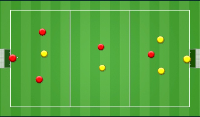 Football/Soccer Session Plan Drill (Colour): Animation 1
