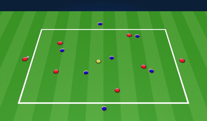 Football/Soccer Session Plan Drill (Colour): Possession SSG