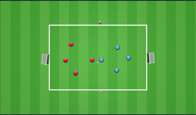 Football/Soccer Session Plan Drill (Colour): Transition SSG