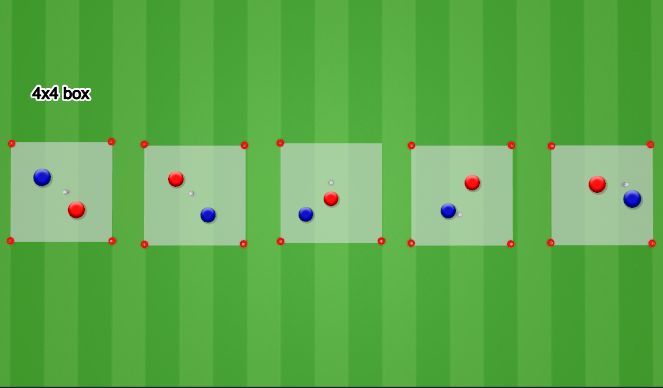 Football/Soccer Session Plan Drill (Colour): Oppvarming