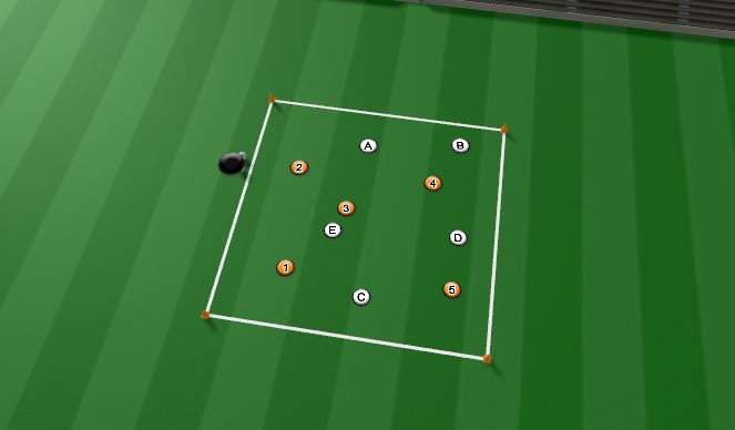 Football/Soccer Session Plan Drill (Colour): Chaos Square