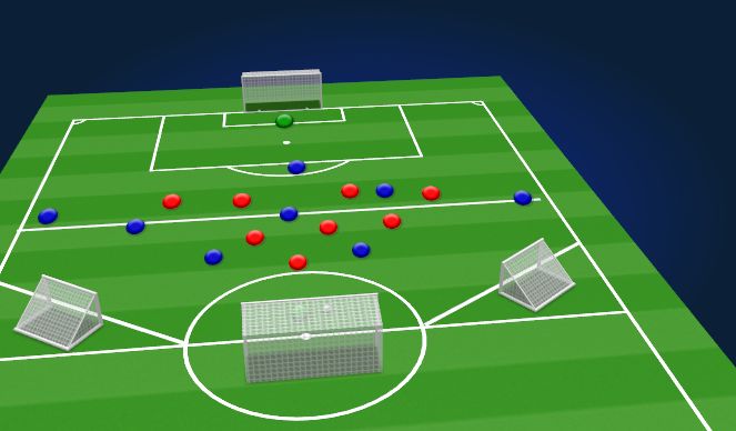 Football/Soccer Session Plan Drill (Colour): Screen 4