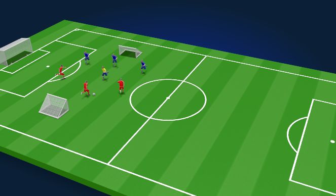 Football/Soccer Session Plan Drill (Colour): Arrival Game