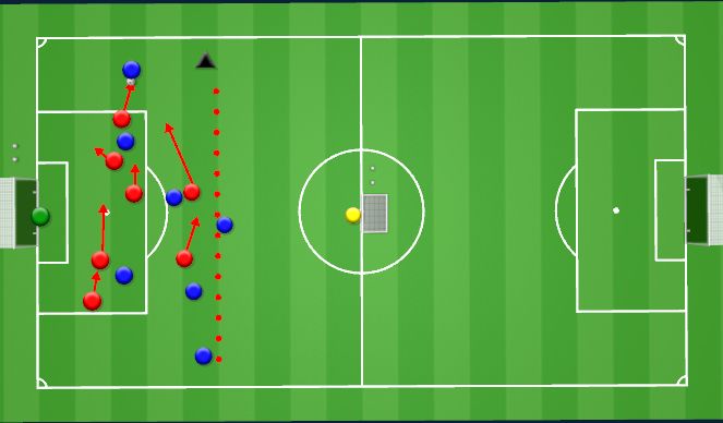 Football/Soccer Session Plan Drill (Colour): Small-Side Game