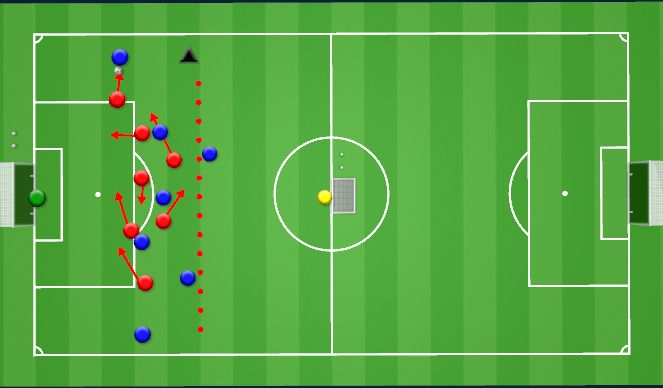 Football/Soccer Session Plan Drill (Colour): SSG Solutions & Problems and Interventions 
