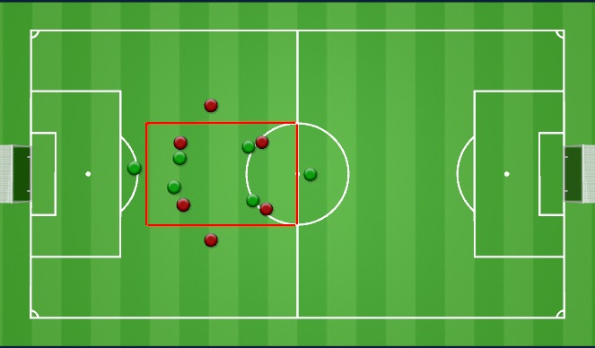 Football/Soccer Session Plan Drill (Colour): Possession