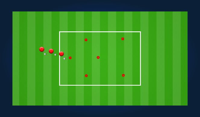 Football/Soccer Session Plan Drill (Colour): Warm-up: DTB (Dominate the Ball)
