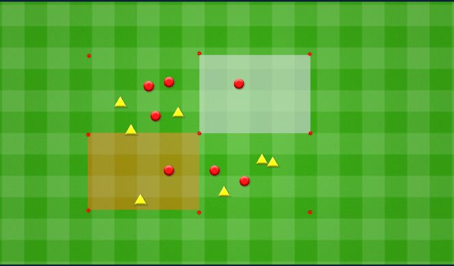 Football/Soccer Session Plan Drill (Colour): Station 1 PT I: Race Game