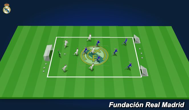 Football/Soccer Session Plan Drill (Colour): Animación 3
