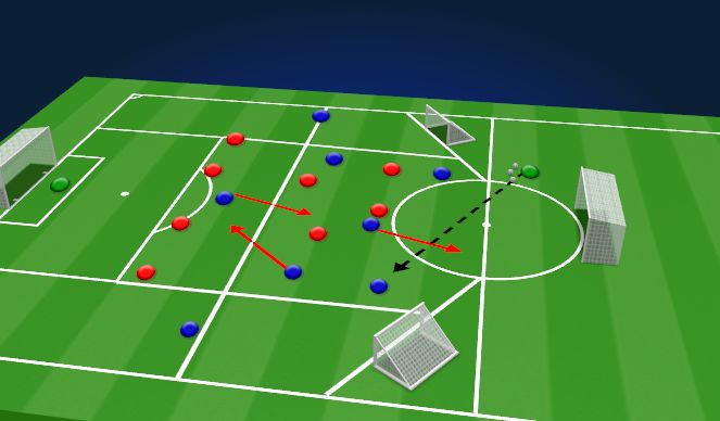 Football/Soccer Session Plan Drill (Colour): P1