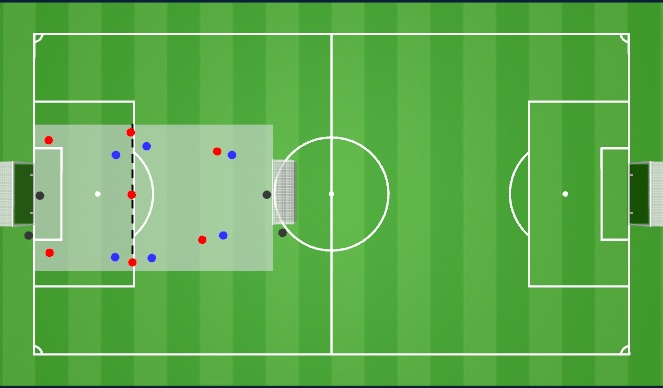 Football/Soccer Session Plan Drill (Colour): Game 8v7