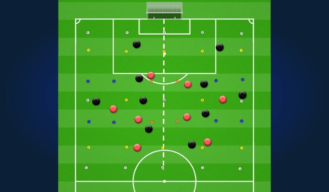 Football/Soccer Session Plan Drill (Colour): Screen 4