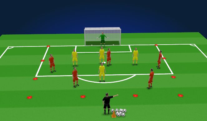 Football/Soccer Session Plan Drill (Colour): Screen 1