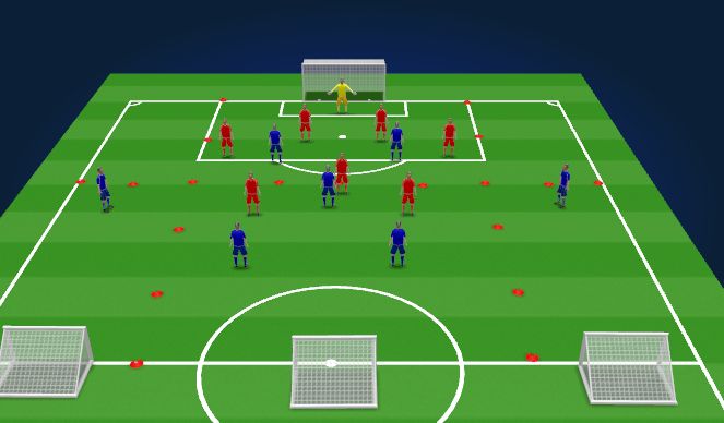 Football/Soccer Session Plan Drill (Colour): Screen 1