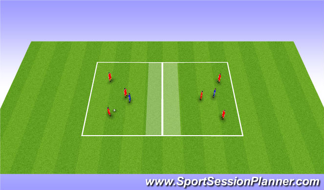 Football/Soccer Session Plan Drill (Colour): Screen 1