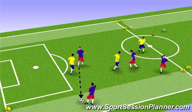 Football/Soccer Session Plan Drill (Colour): Screen 7