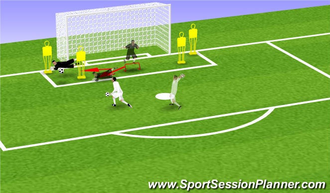 Football/Soccer Session Plan Drill (Colour): Screen 3