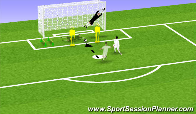 Football/Soccer Session Plan Drill (Colour): Screen 4